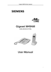 Gigaset M49AM User Manual - Pdfstream.manualsonline.com