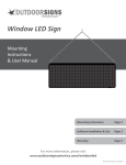 Window LED Sign
