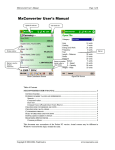 MxConverter User`s Manual