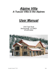 Villa User`s Manual