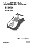 Defibtech DDU-2000 Series Automated External Defibrillator • DDU