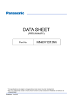 DATA SHEET - Panasonic Corporation