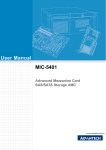 Advantech MIC-5401 User Manual