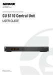 User Manual CU 6110 rev J