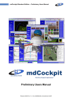 mdCockpit Standard Edition – Preliminary Users Manual