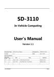 SD3110 Manual - sd