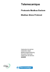 Telemecanique Protocole Modbus Esclave Modbus Slave Protocol