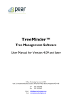 TreeMinder User Manual 4.09