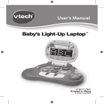 Baby`s Light-Up Laptop Pink Manual