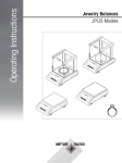 User Manual - Digital Weighing Scales and Balances