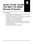 DL250 / DL350 / DL450 CPU With T1K–RSSS