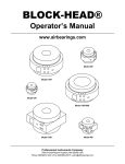 BLOCK-HEAD® Operator`s Manual - Professional Instruments