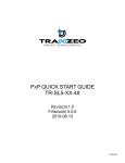 PXP QUICK START GUIDE TR-SL5-XX-48 - Support