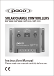 SOLAR CHARGE CONTROLLERS