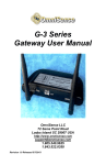 G-3 Series Gateway User Manual