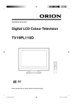 Digital LCD Colour Television TV19PL110D