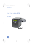 マニュアル Monitor UVis-920