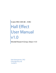 Hall Effect User Manual v1.0