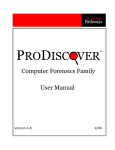 ProDiscover User Manual - ITM455 Information Security