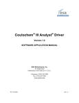 Coulochem III Analyst Driver