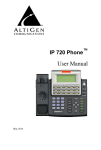IP 720 Phone User Manual