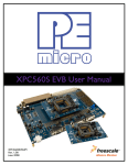 xPC560S EVB User Manual 1.00.book