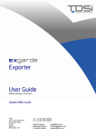 EXgarde EXporter User Manual