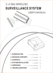 2.4GHz Wireless Surveillance System--- VC-S101