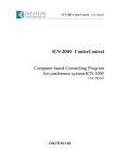ICN 2005 ConferControl Computer based Controlling Program for