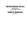 IB530F/IB530 Series USER`S MANUAL