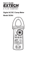 User`s Guide Digital AC/DC Clamp Meter Model 38394