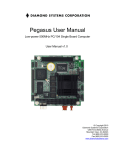 Pegasus User Manual
