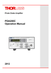 PDA 200C Photodiode Amplifier