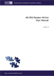 MX RSS Reader-Writer User Manual
