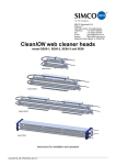 CleanION web cleaner heads