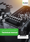 SE-B1, -B2, -B3, -B4 Technical manual