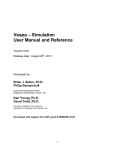 Vespa – Simulation User Manual and Reference