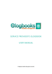 Service Provider`s Elogbook Manual