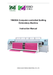 YIBODA Computer-controlled Quilting Embroidery Machine