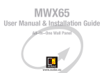 MWX65 User Manual & Installation Guide All-In