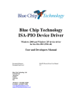ISA PIO Device Driver User Guide