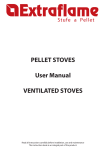 PELLET STOVES User Manual VENTILATED STOVES