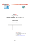 LITEMAX DLF/DLH3245 Sunlight Readable 32” LED B/L LCD User