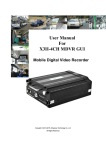 User Manual For X3II-4CH MDVR GUI
