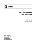 PCCtest 450/460 User`s Manual