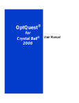 Version 1.3 Optquest manual