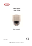 TVCC75100 TVCC75200 User manual