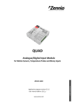 QUAD Analogue/Digital Input Module for Motion