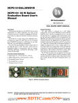 EVBUM2141 - NCP5181 36 W Ballast Evaluation Board User`s