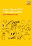 Toyota Touch & Go™ Multimedia System